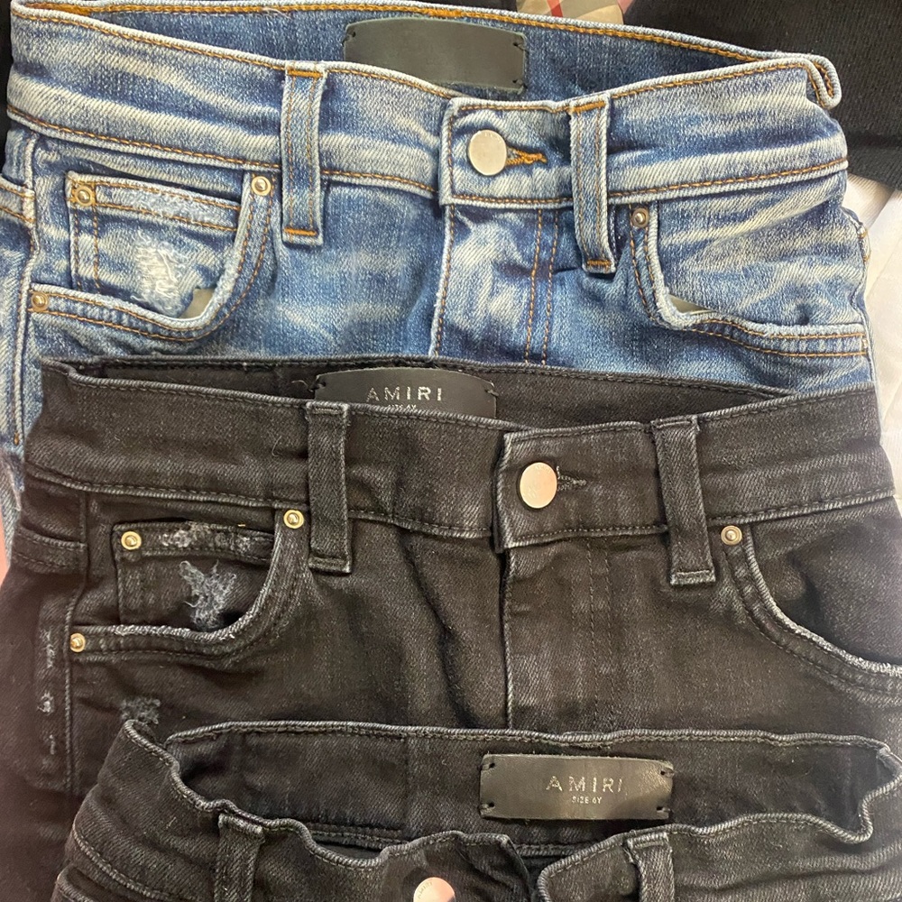 Boys Amiri Jeans ( size 5 ) & Amiri Sweatshirt ( size 6 )